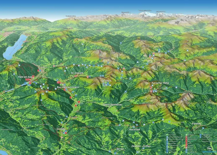 شقة Penthouse Skyview Im Natur-erlebnispark Bad Kleinkirchheim